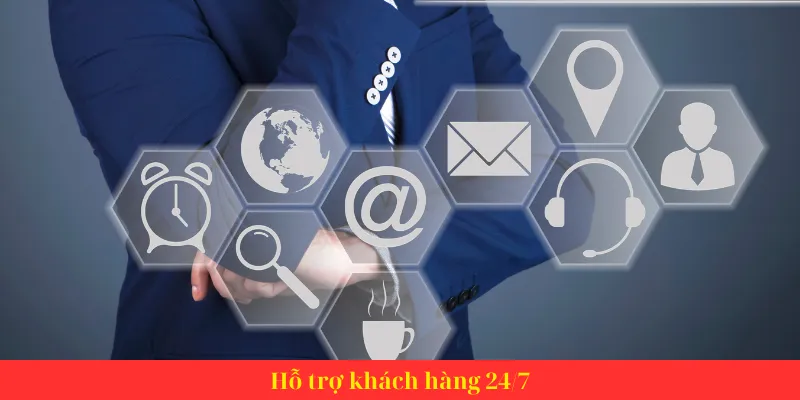 Hỗ trợ khách hàng 24/7